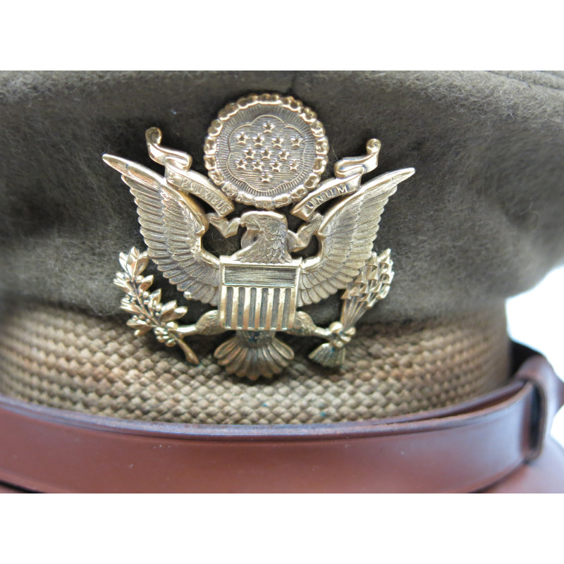 Belle casquette originale officier US ww2 ref ca 888