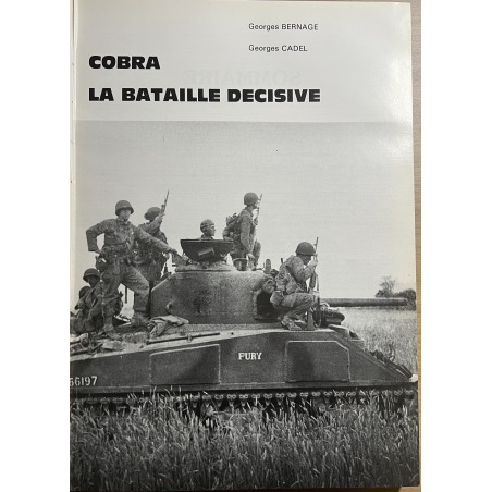 Livre Cobra La Bataille décisive de G. Bernage et G. Cadel