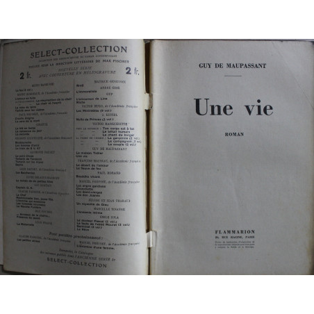 Une Vie de Guy de Maupassant - Select-Collection