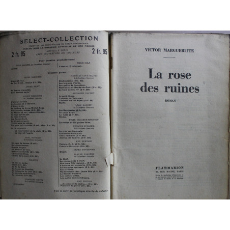 La rose des ruines de Victor Margueritte - Select-Collection