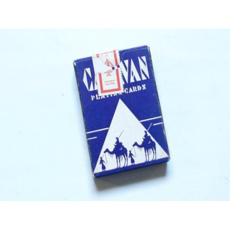 Jeu de carte US Army 39/45 Caravan playing cards bleu box 208
