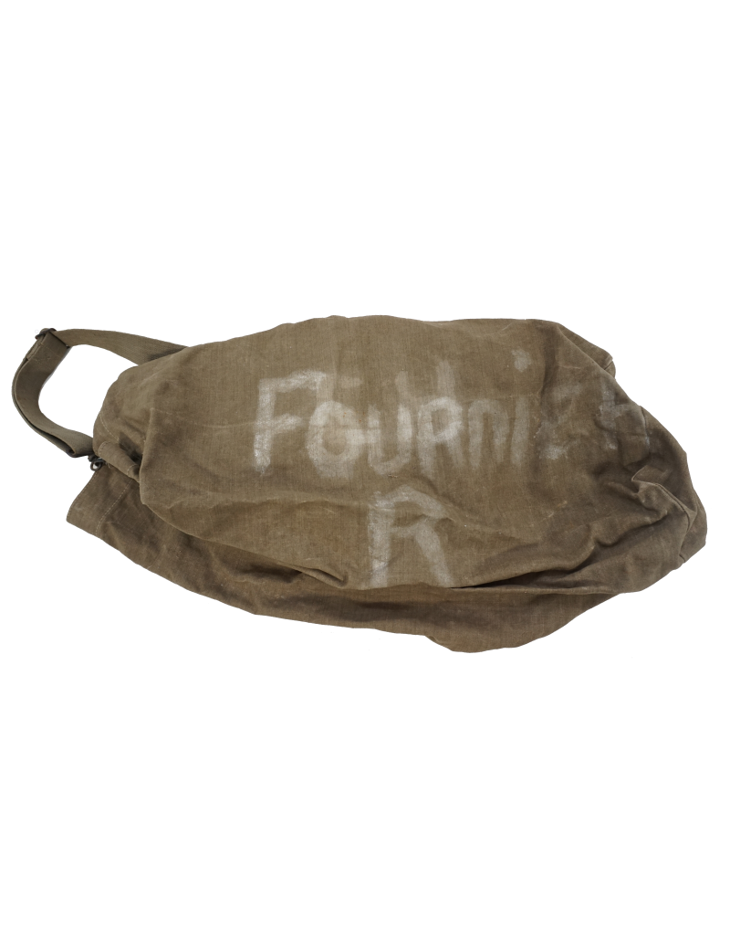 Sac de paquetage du soldat R. Fournier de l'armée française - époque Algérie/Indochine