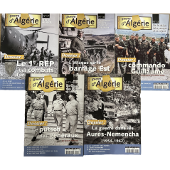 Lot de 5 Magazines La Guerre d'Algérie No 13, 14, 15, 16 & 17