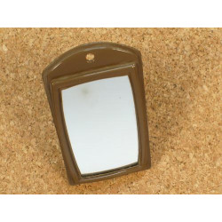 Petit miroir kaki US 39/45