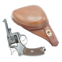 Etui cuir jambon pour revolver 1892 couleur fauve