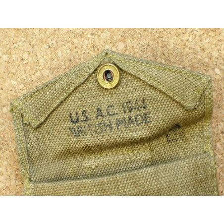 Porte pansement original 39/45 toile US fabrication British made