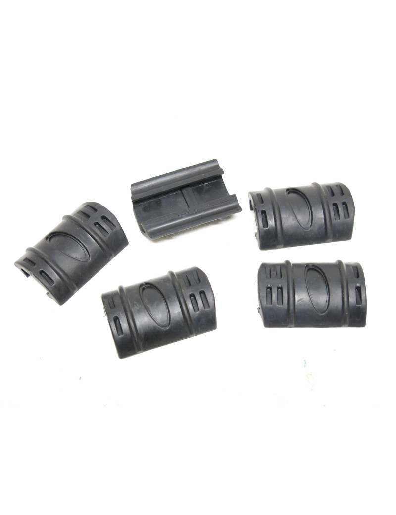 Lot de 4 Caoutchoucs protection de rail 1 pouce M16 - AR 15 