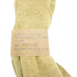 Chaussettes en laine US WW2 originales 1943