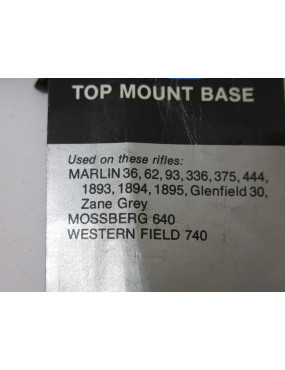 Rail Weaver pour Marlin -Mossberg 640 -Western field 740 ref 321 