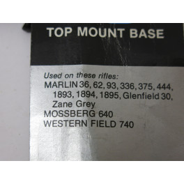 Rail Weaver pour Marlin -Mossberg  640 -Western field 740 ref 321 
