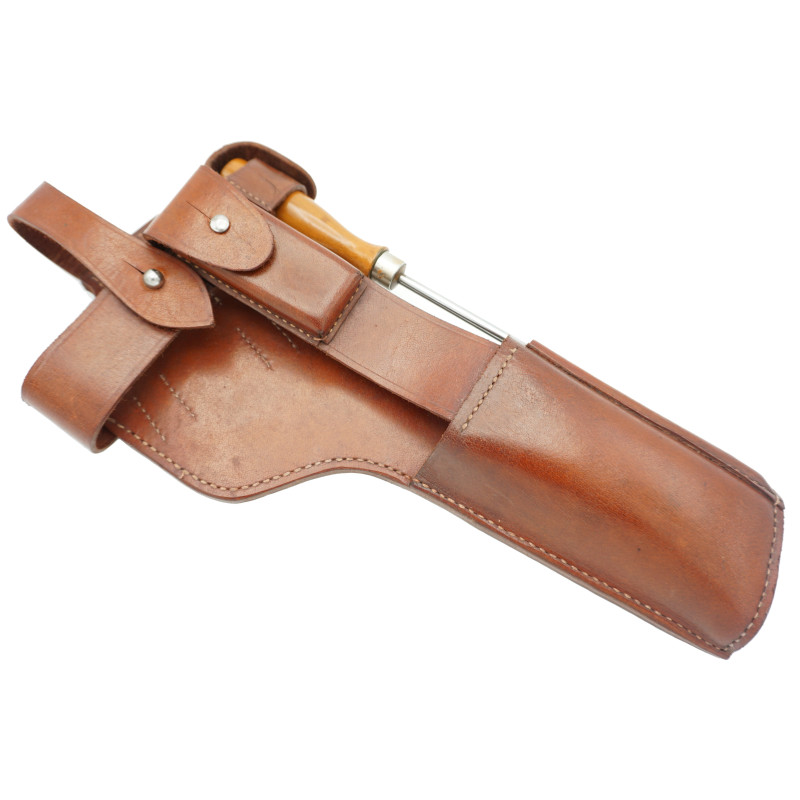 Brelage en cuir porte crosse C96 1912-1916 avec baguette Brelage en cuir porte crosse C96 1912-1916 avec baguette
