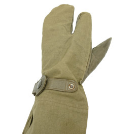 Paire de Gants originale allemande troupes motorisées WW2 - 1941 Paire de Gants originale allemande troupes motorisées WW2 - 1941