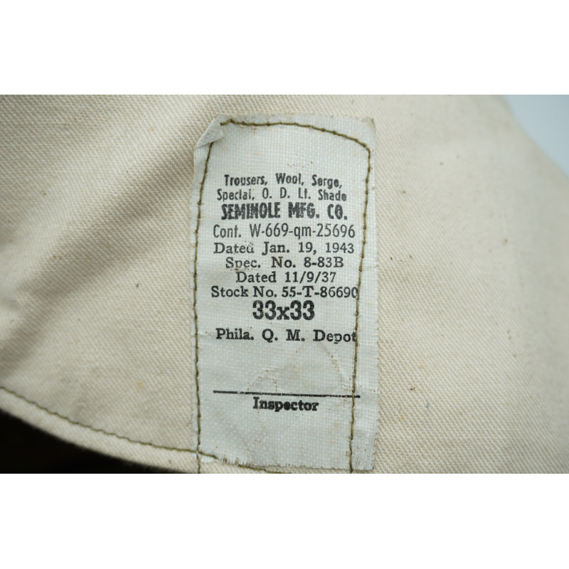Pantalon original US WW1 - 1918