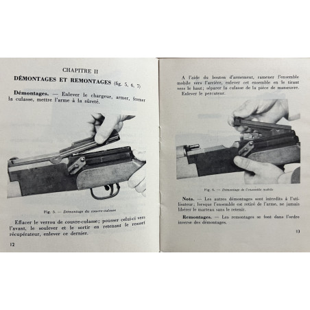 Guide technique sommaire du fusil semi-automatique de 7.5mm Mle 1949