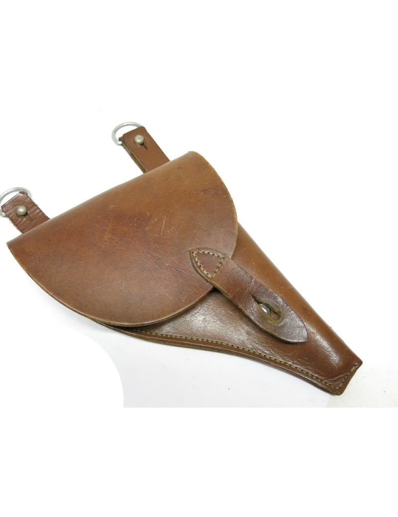 Original 1892 revolver brown leather holster flat model ref 900