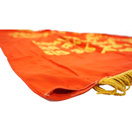 Drapeau de cérémonie Russe original à l'effigie de Staline et Lénine Drapeau de cérémonie Russe original à l'effigie de Staline et Lénine