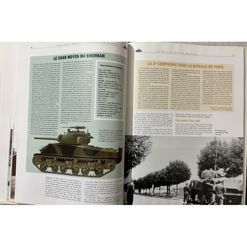 Livre Régiment de Chars de combat 501e/503e : Le futur et l'action et l'Action Livre Régiment de Chars de combat 501e/503e : Le futur et l'action et l'Action