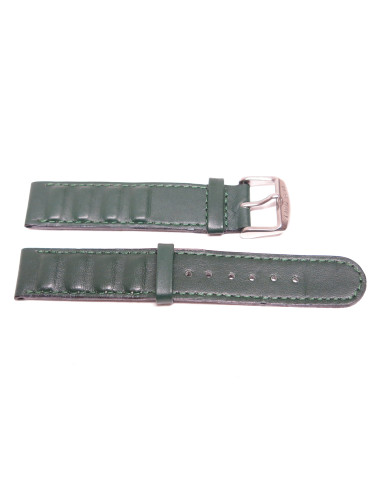 Bracelet montre cuir US Navy vert