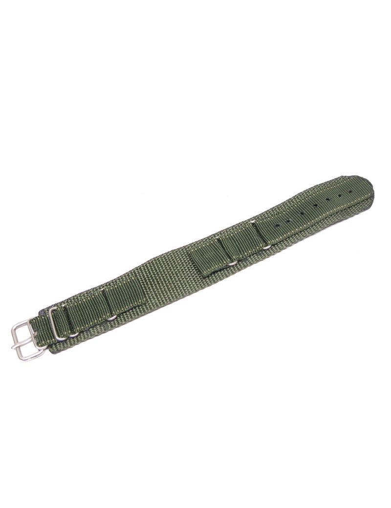 Bracelet commando nylon vert pour montre ou boussole ref 72