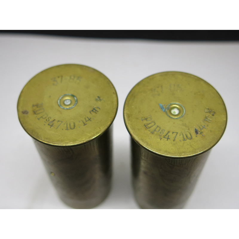 Lot de 2 douilles 37 mm decorées 14/18  ref  788