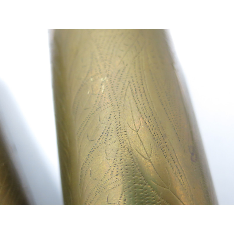 Lot de 2 douilles 37 mm decorées 14/18  ref  788