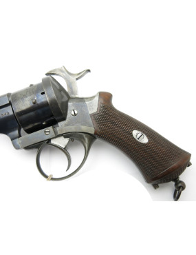 Superbe revolver Lefaucheux 1862 calibre 12 mm à broche 