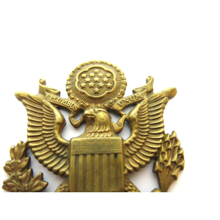 Aigle de casquette officier original US 1944  ref 41