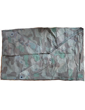 Poncho Wh camouflé original avec sangles cuir