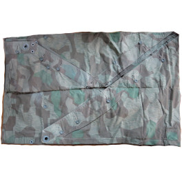 Poncho Wh camouflé original avec sangles cuir