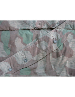 Poncho Wh camouflé original avec sangles cuir