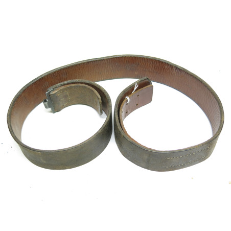 Ceinturon cuir Allemand daté 1915 ref 66