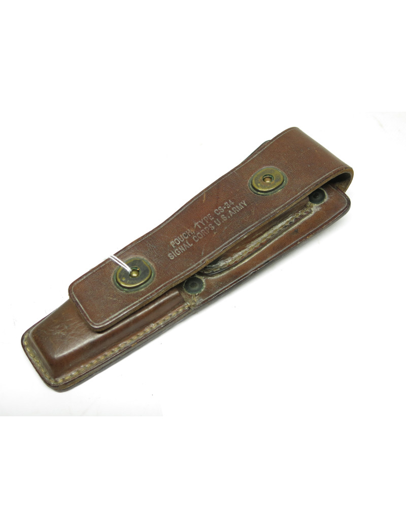 Etui cuir signal corps US army ref 63