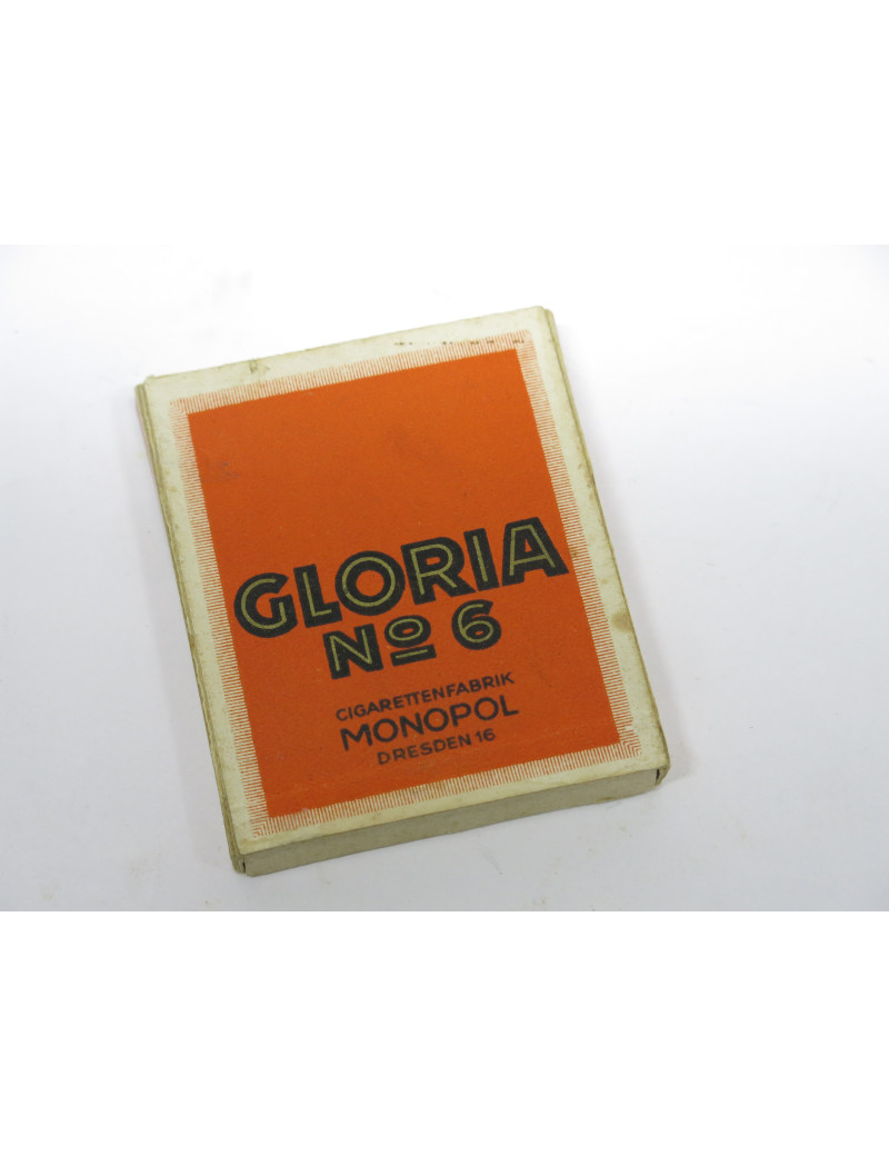 Paquet vide cigarette Gloria n°6 ref 20