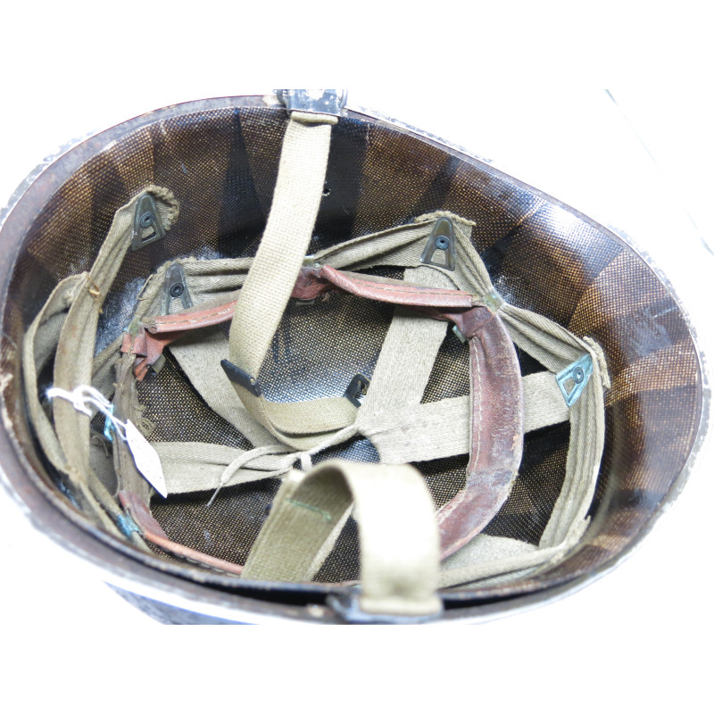 Casque M1  US 1945 Indochine complet ref ca 495