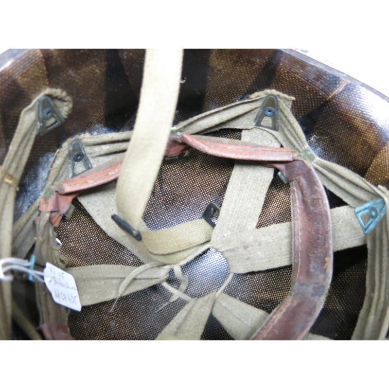 Casque M1  US 1945 Indochine complet ref ca 495
