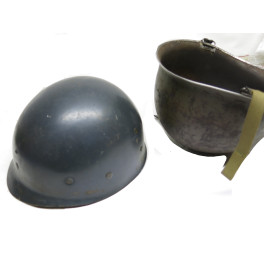 Casque M1  US 1945 Indochine complet ref ca 495