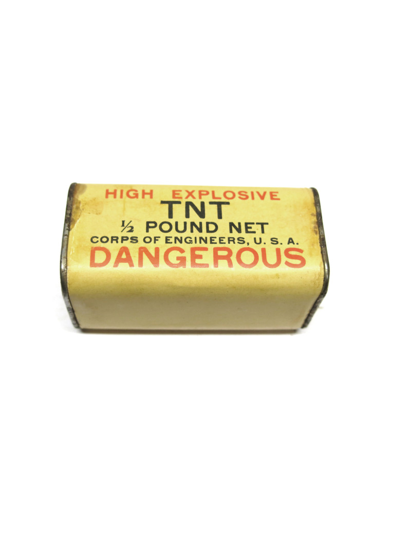 Emballage original de TNT 1/2 pound US army ww2 ref 11 