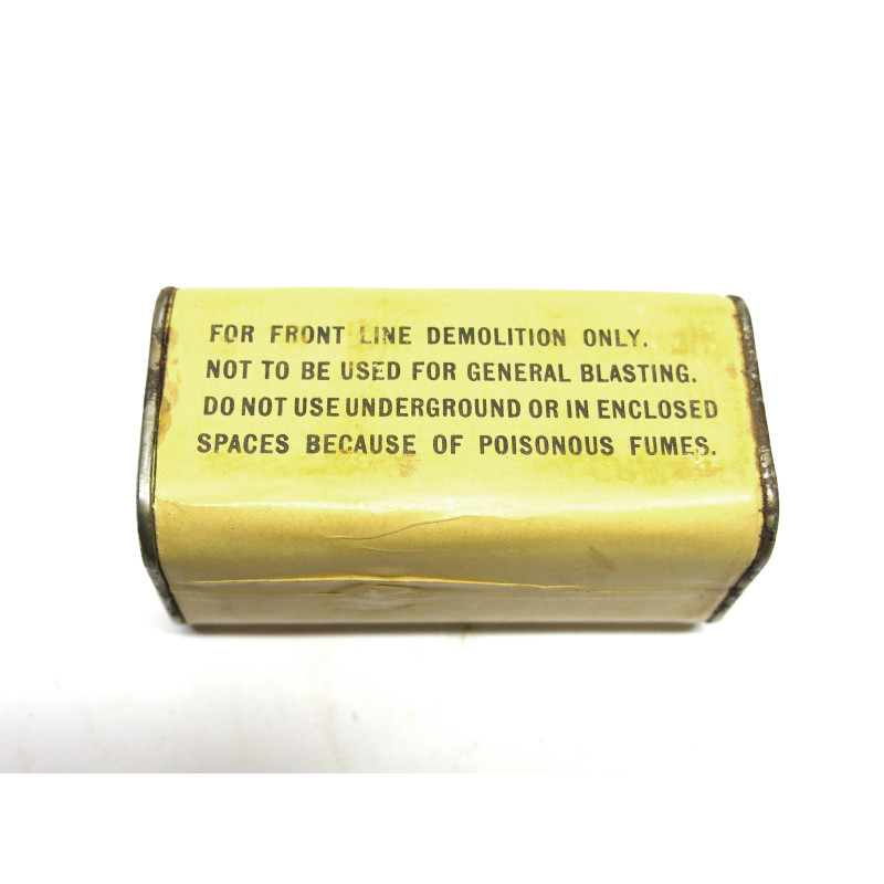 Emballage original de TNT 1/2  pound US army ww2 ref 11 