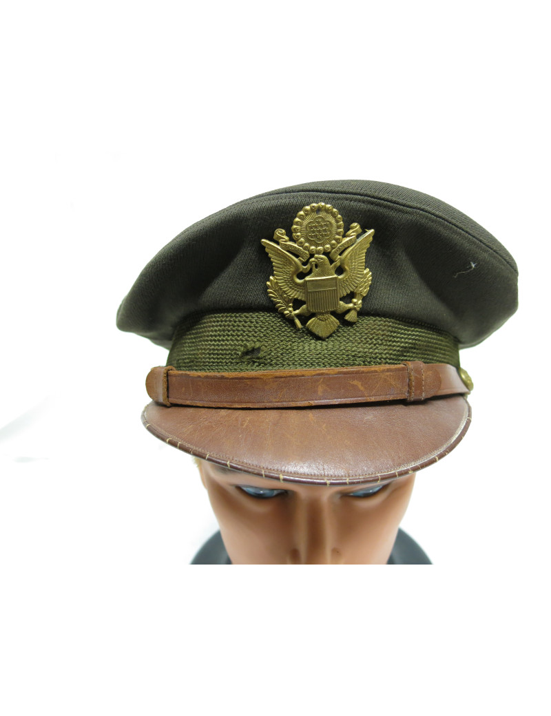 Casquette originale officier US ww2 ref 122 