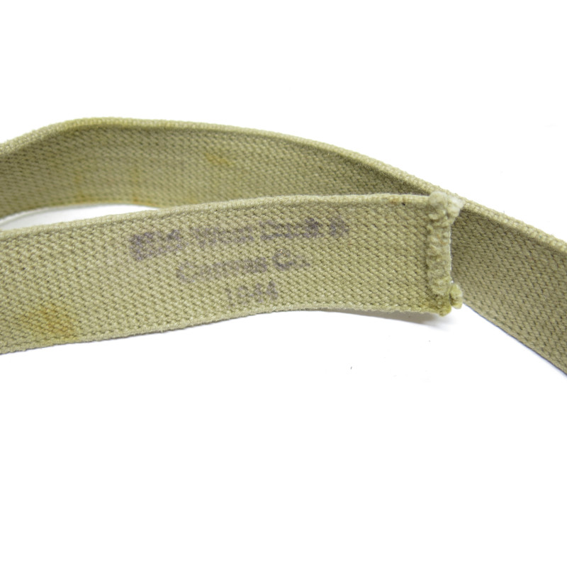 Ceinture de pantalon originale US WW2 - 1944 ref 59 