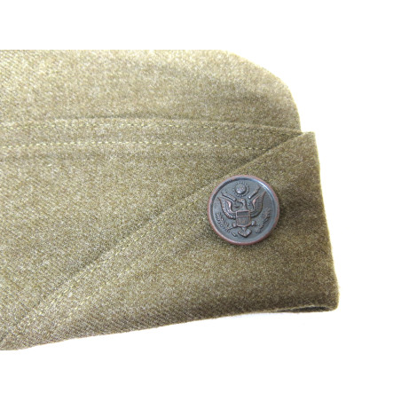 Calot original US en laine Cap Garrison daté 1943   ref 33 