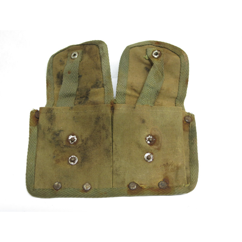 Porte chargeur toile fusil Mas 49/56 Indochine  ref 22 