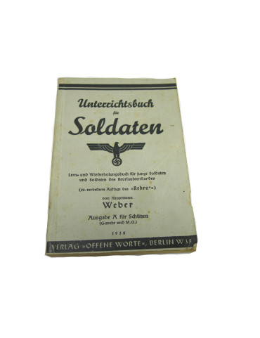 Livre Unterrichtsbuch f:ur Soldaten de 1938 