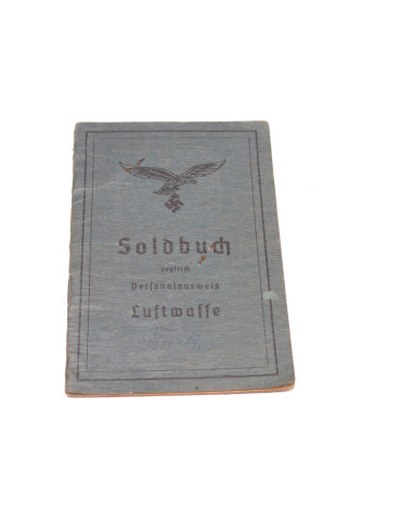 Soldbuch Allemand Luftwaffe ref 66 