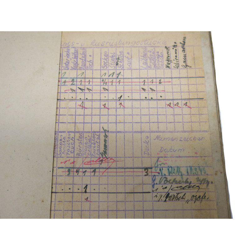 Soldbuch Allemand Wh  ref  88 