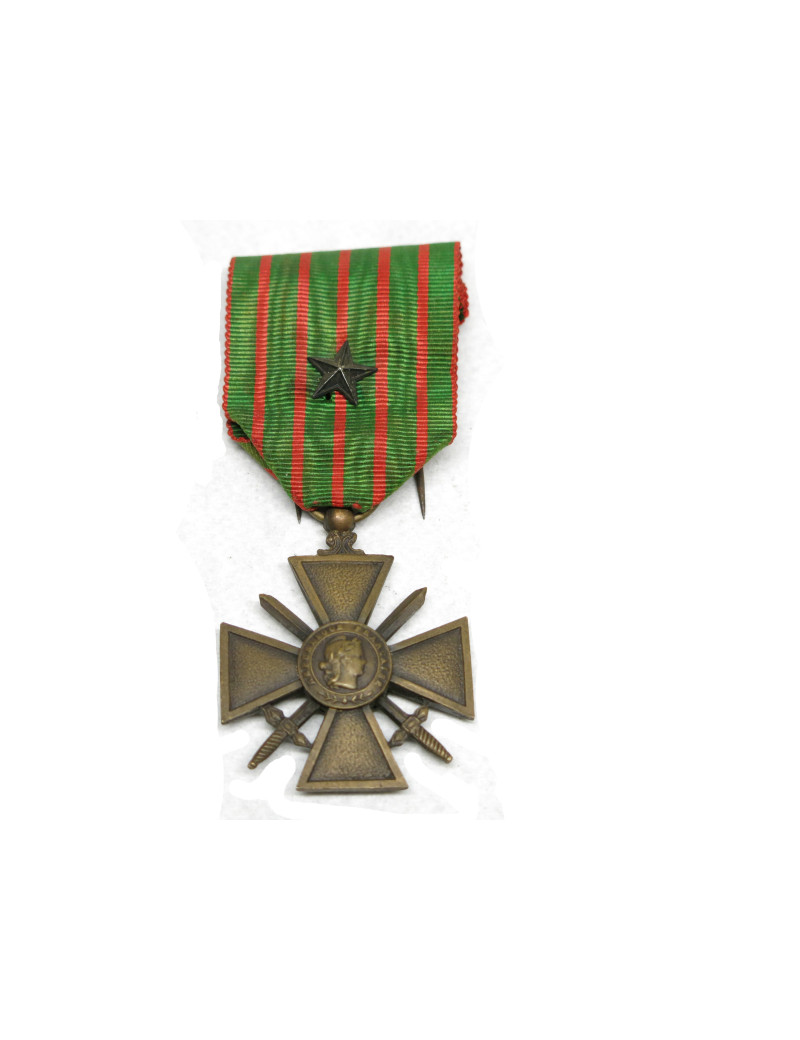 Croix de guerre 1914/1918 1 etoile Ref 47