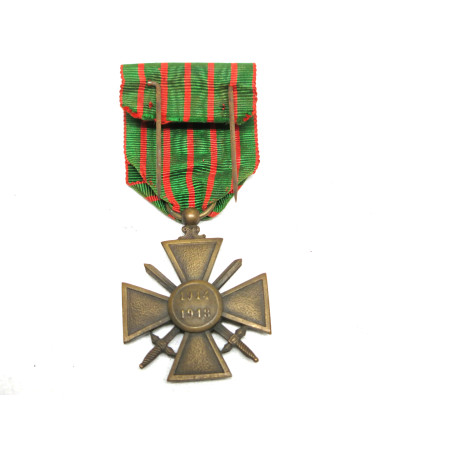 Croix de guerre 1914/1918 1 etoile  Ref 47