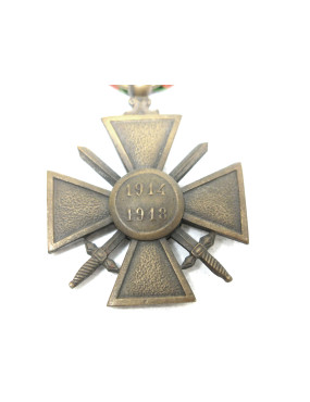 Croix de guerre 1914/1918 1 etoile Ref 47