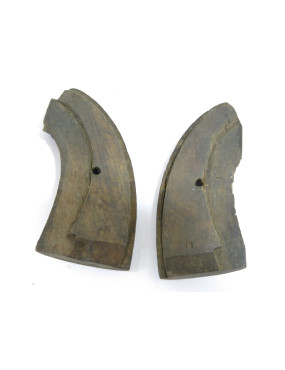 Plaquettes de crosse bois revolver Lefaucheux 1854 -58 