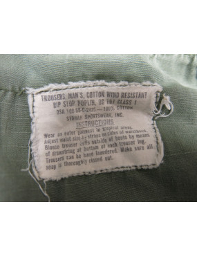 Pantalon original 1968 US Vietnam ref 750 